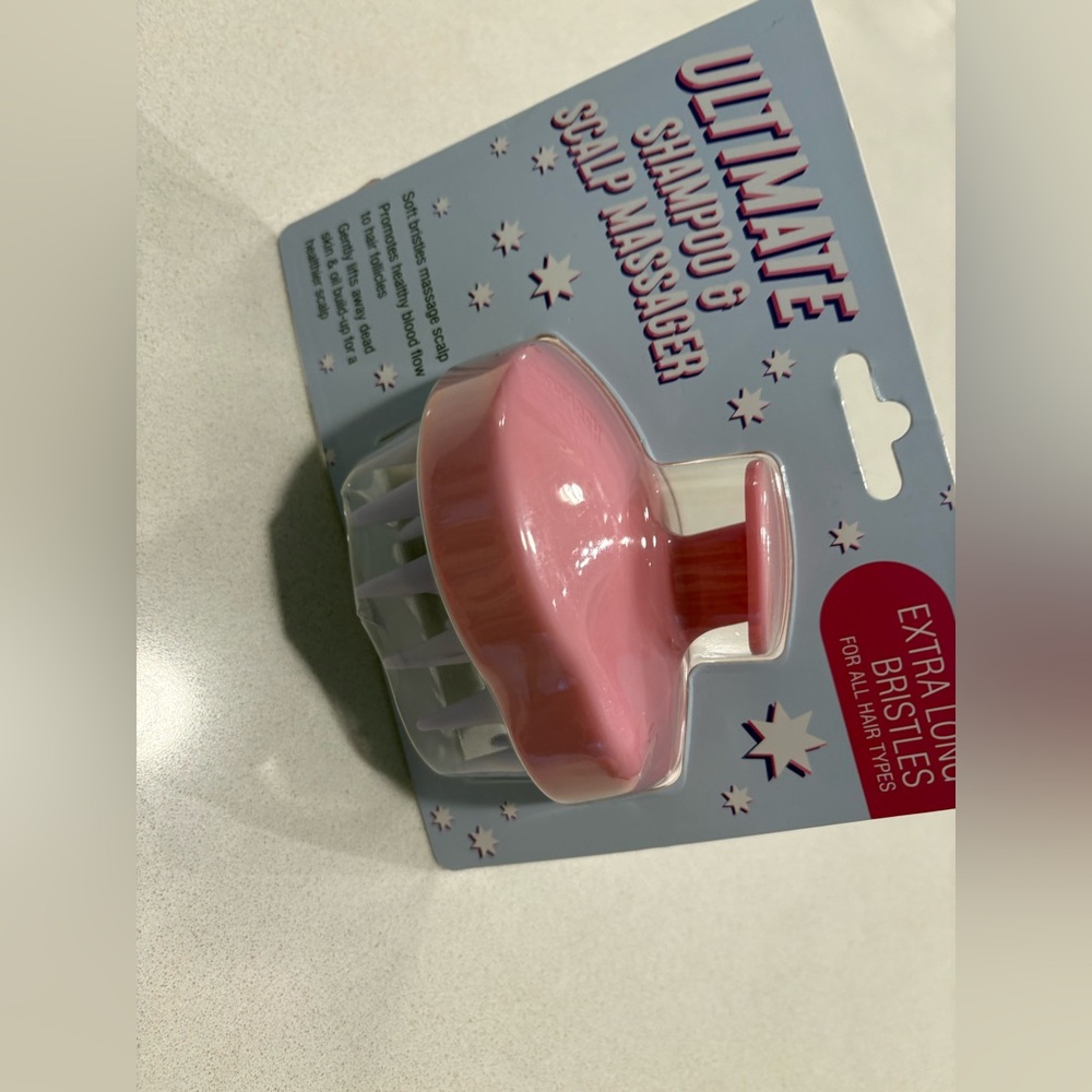 Pink Scalp Massager